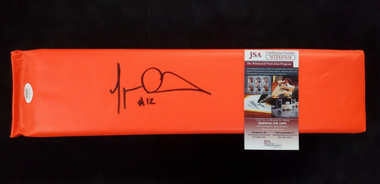 Marques Colston Autographed Signed End Zone Pylon Jsa Coa