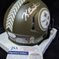 Pittsburgh Steelers Keeanu Benton Autographed Salute Mini Helmet Jsa Coa