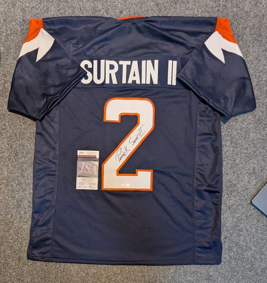 Denver Broncos Patrick Surtain Ii Autographed Signed 2024 T/B Jersey Jsa Coa