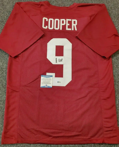 Amari Cooper Autographed/Signed Jersey Beckett COA Alabama Crimson