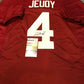 MVP Authentics Alabama Crimson Tide Jerry Jeudy Autographed Signed Jersey Jsa Coa 125.10 sports jersey framing , jersey framing