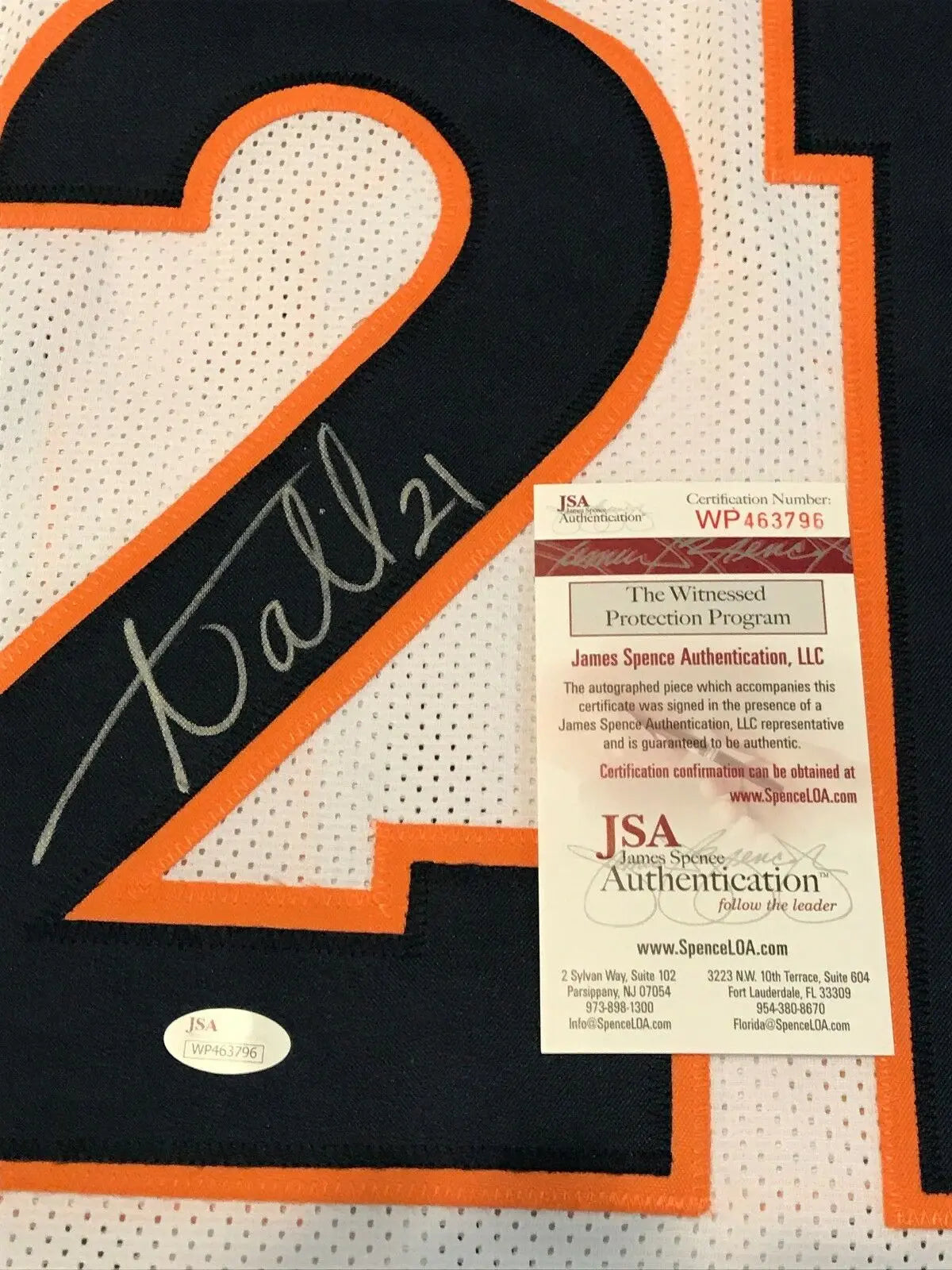 Jersey Framing MVP Authentics