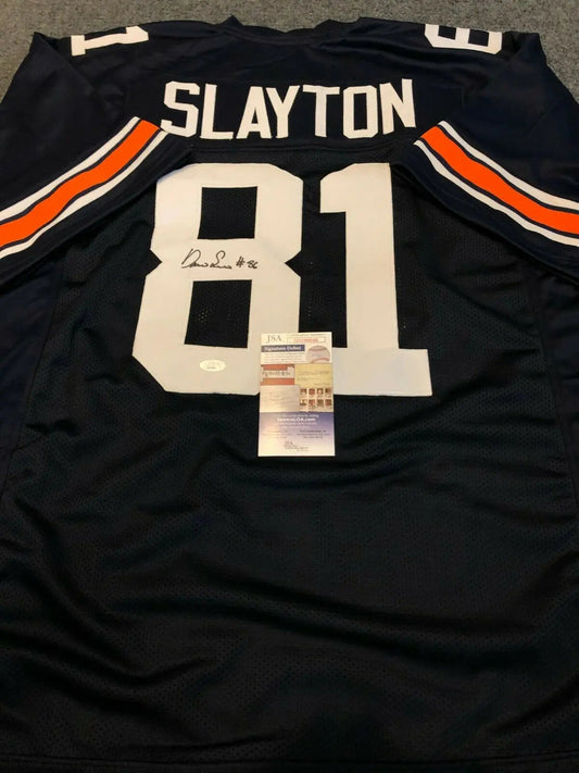 MVP Authentics Auburn Tigers Darius Slayton Autographed Signed Jersey Jsa Coa 107.10 sports jersey framing , jersey framing