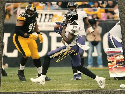 Baltimore Ravens Marquise Brown Autographed Signed 16X20 Photo Jsa