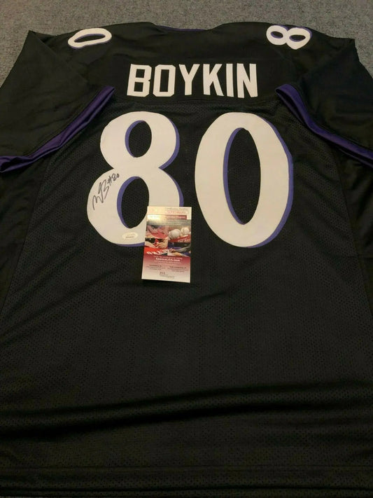 MVP Authentics Baltimore Ravens Miles Boykin Autographed Signed Jersey Jsa  Coa 108 sports jersey framing , jersey framing