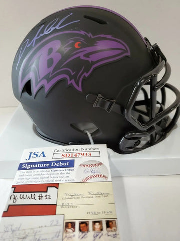 Baltimore Ravens Odafe Oweh Signed Full Size Lunar Replica Helmet Jsa – MVP  Authentics