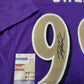 MVP Authentics Baltimore Ravens Odafe Jayson Oweh Autographed Signed Jersey Jsa Coa 135 sports jersey framing , jersey framing