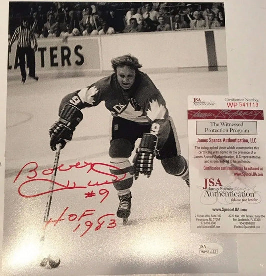 MVP Authentics Bobby Hull Autographed Signed Inscribed Canada 8X10 Photo Jsa Coa 112.50 sports jersey framing , jersey framing