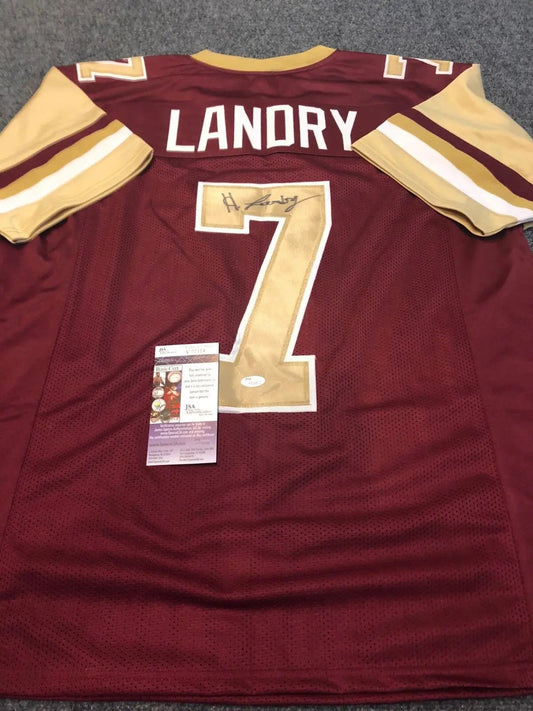 MVP Authentics Boston College Eagles Harold Landry Autographed Signed Jersey Jsa Coa 108 sports jersey framing , jersey framing