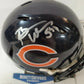 MVP Authentics Brian Urlacher Signed Chicago Bears Speed Mini Helmet Beckett Coa 207 sports jersey framing , jersey framing