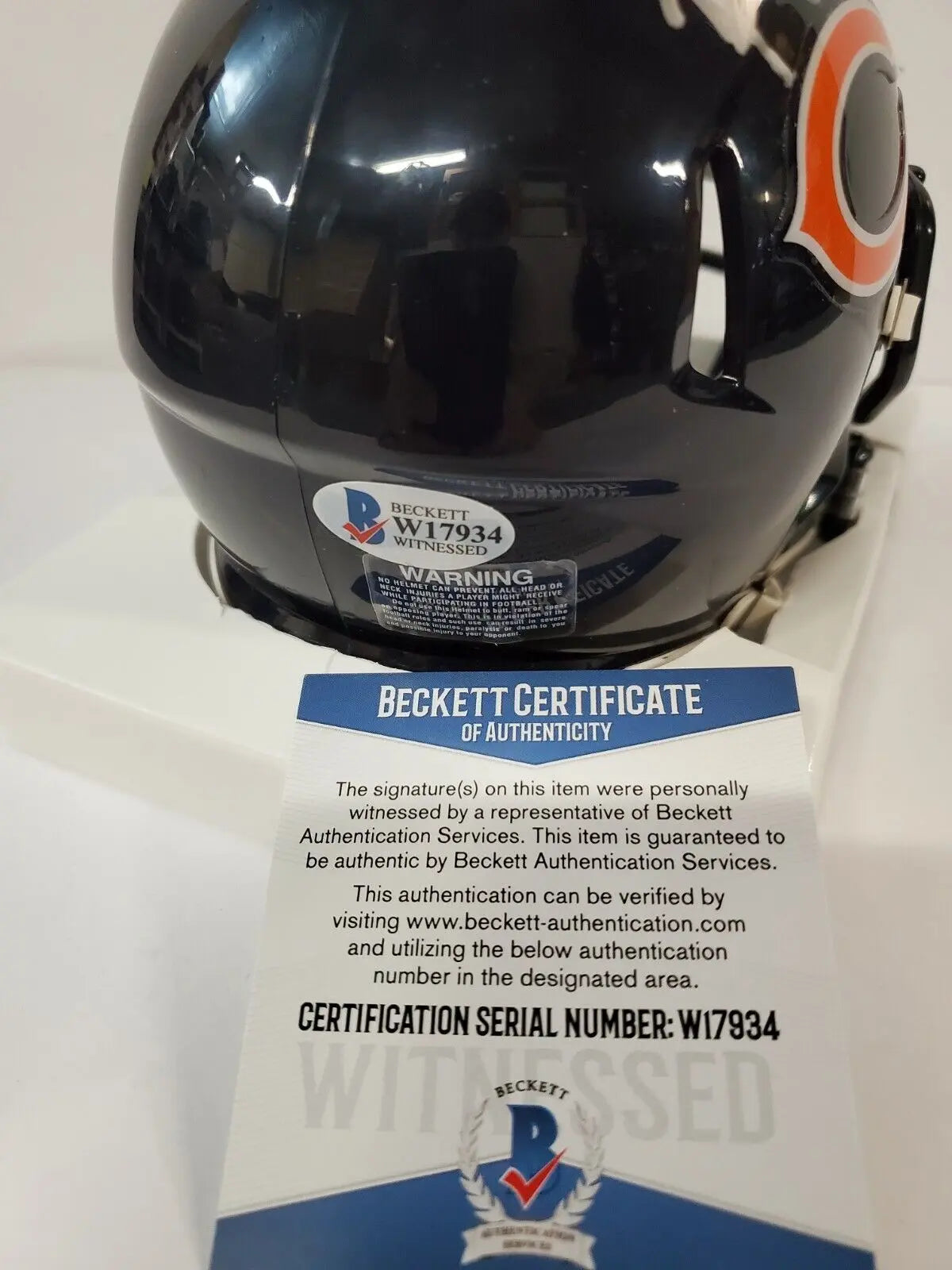 Brian Urlacher Signed Chicago Bears Eclipse Speed Mini Helmet w/hof - – The  Jersey Source