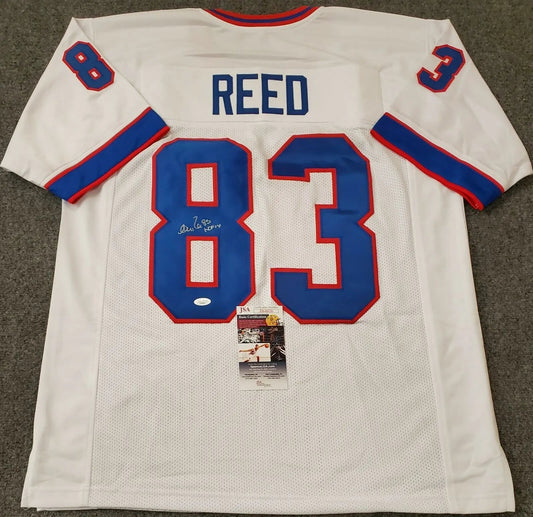 MVP Authentics Buffalo Bills Andre Reed Autographed Signed Inscribed Jersey Jsa  Coa 89.10 sports jersey framing , jersey framing