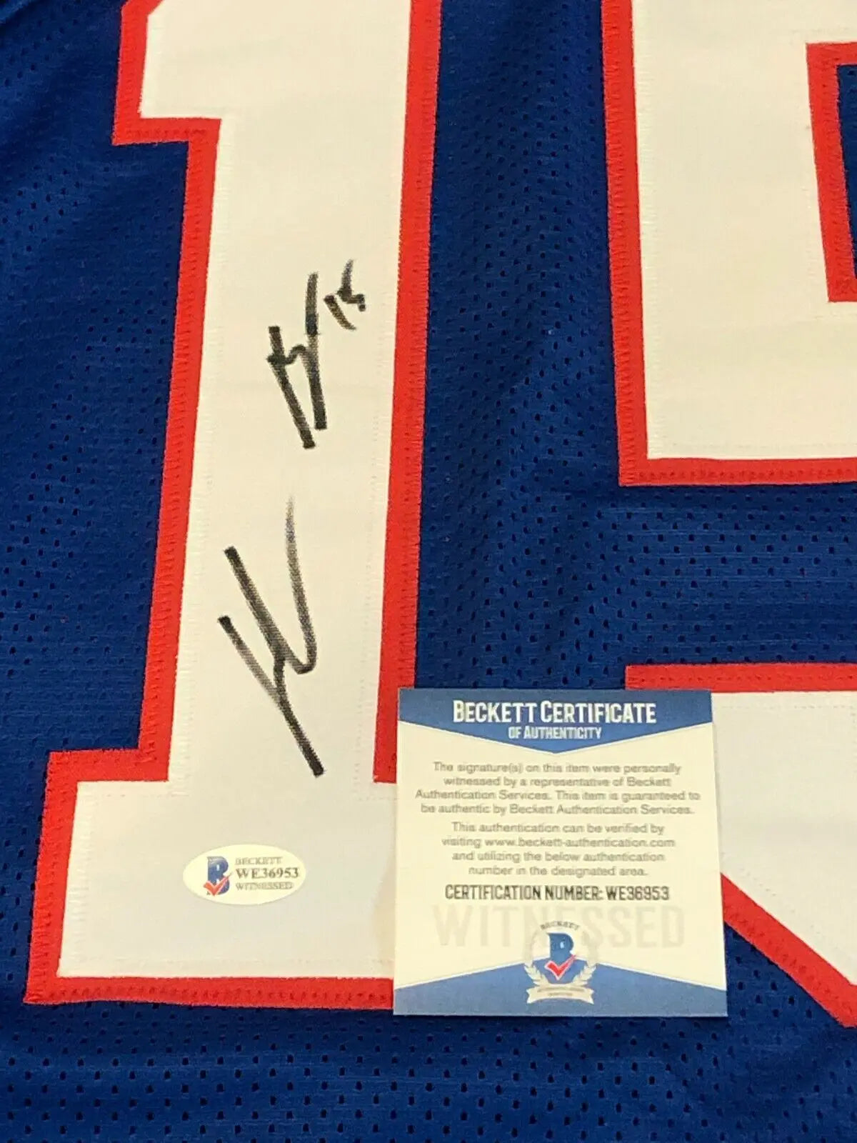 Buffalo Bills John Brown Autographed Signed Jersey Beckett Coa – MVP  Authentics