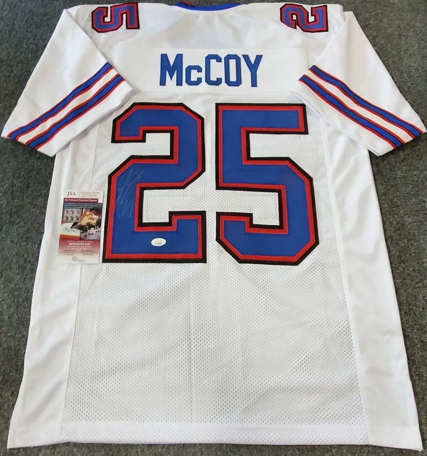 Buffalo Bills Lesean Mccoy Autographed Signed Jersey Jsa Coa