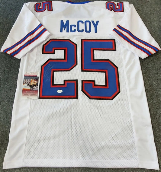 MVP Authentics Buffalo Bills Lesean Mccoy Autographed Signed Jersey Jsa  Coa 143.10 sports jersey framing , jersey framing