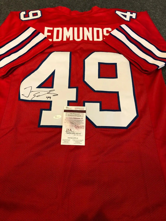 MVP Authentics Buffalo Bills Tremaine Edmunds Autographed Signed Jersey Jsa  Coa 116.10 sports jersey framing , jersey framing