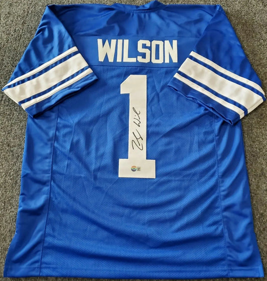 MVP Authentics Byu Cougars Zach Wilson Autographed Signed Jersey Beckett Holo 252 sports jersey framing , jersey framing