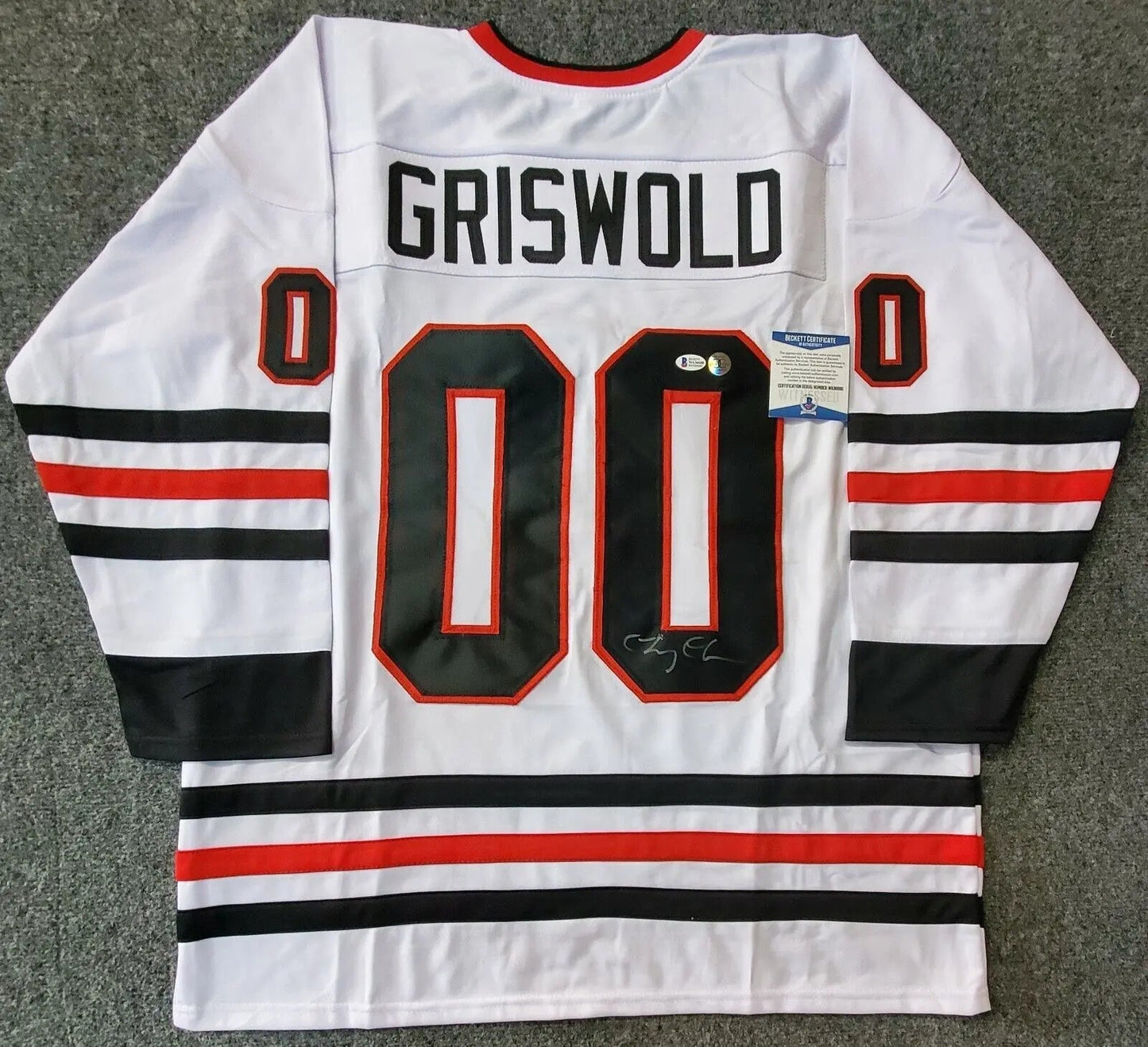 Clark Griswold Hockey Jersey Embroidered Christmas Vacation 00