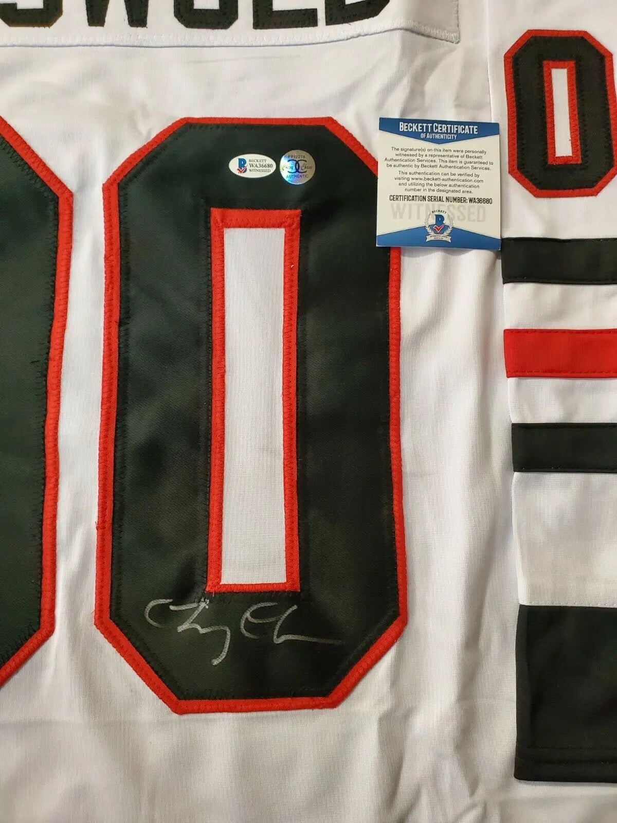 Chevy Chase Autographed National Lampoon's Christmas Vacation Clark  Griswold Hockey Jersey - Dynasty Sports & Framing