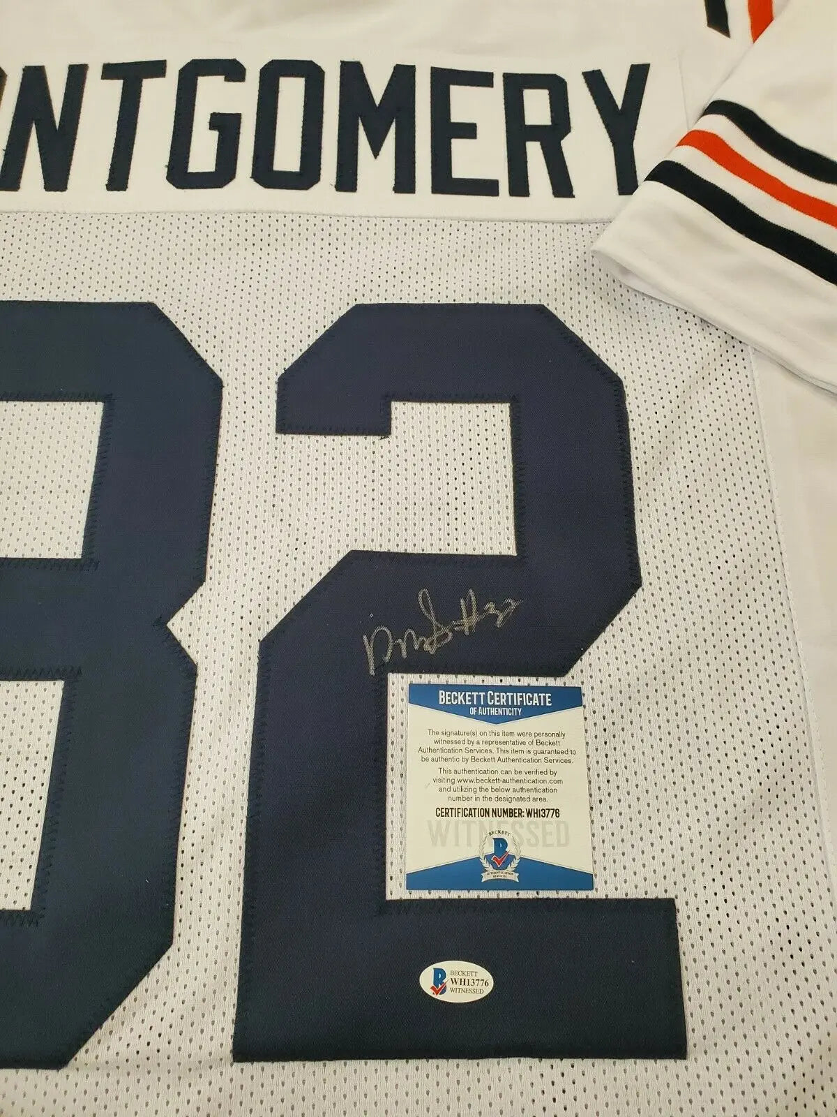 NEW SIGNED BEARS “MONTGOMERY” sold JERSEY Free Shipping