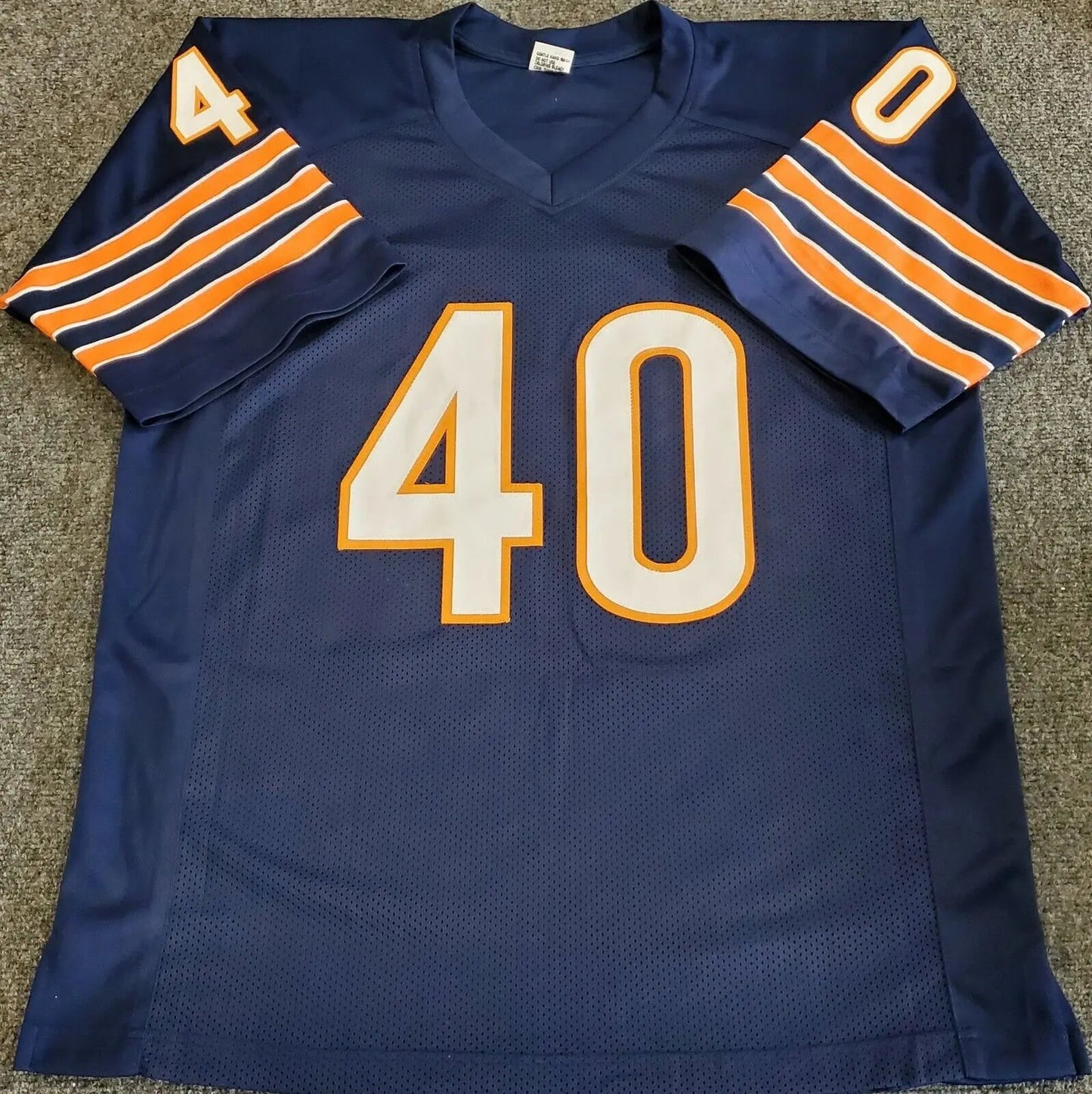 Gale Sayers Chicago Bears Autographed Blue Custom Jersey