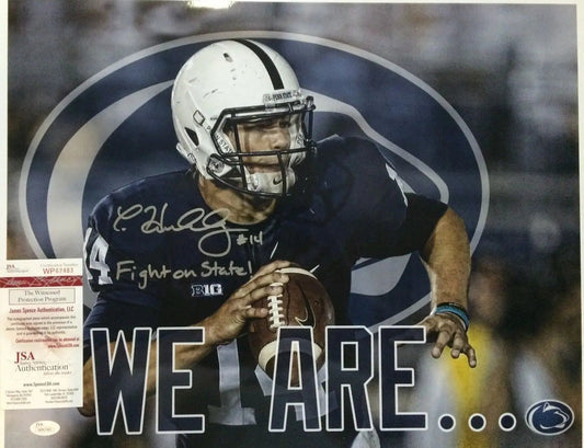 MVP Authentics Christian Hackenberg Autographed Signed Inscribed Penn State 16X20 Photo Jsa Coa 117 sports jersey framing , jersey framing