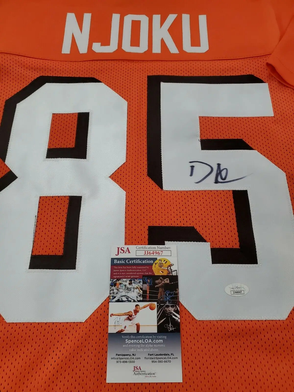 Cleveland Browns David Njoku Autographed Signed Jersey Jsa Coa – MVP  Authentics