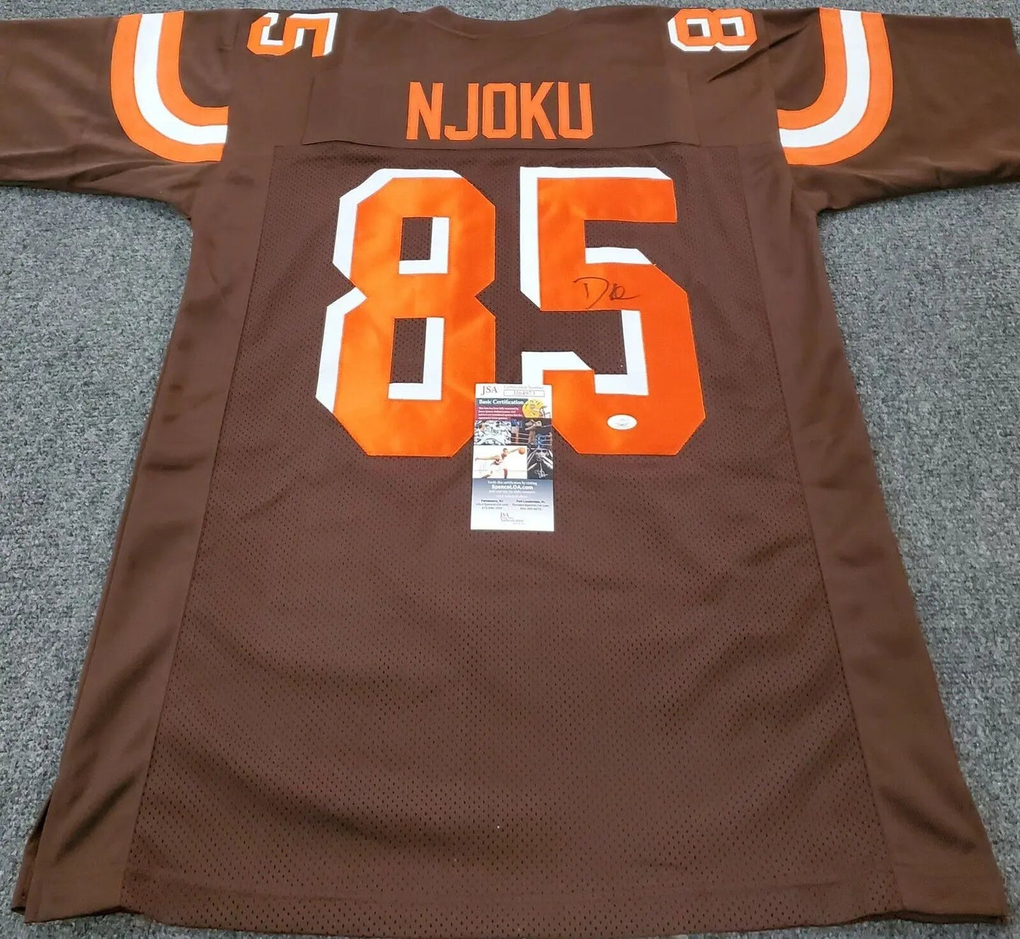 Cleveland Browns David Njoku Autographed Signed Jersey Jsa Coa – MVP  Authentics