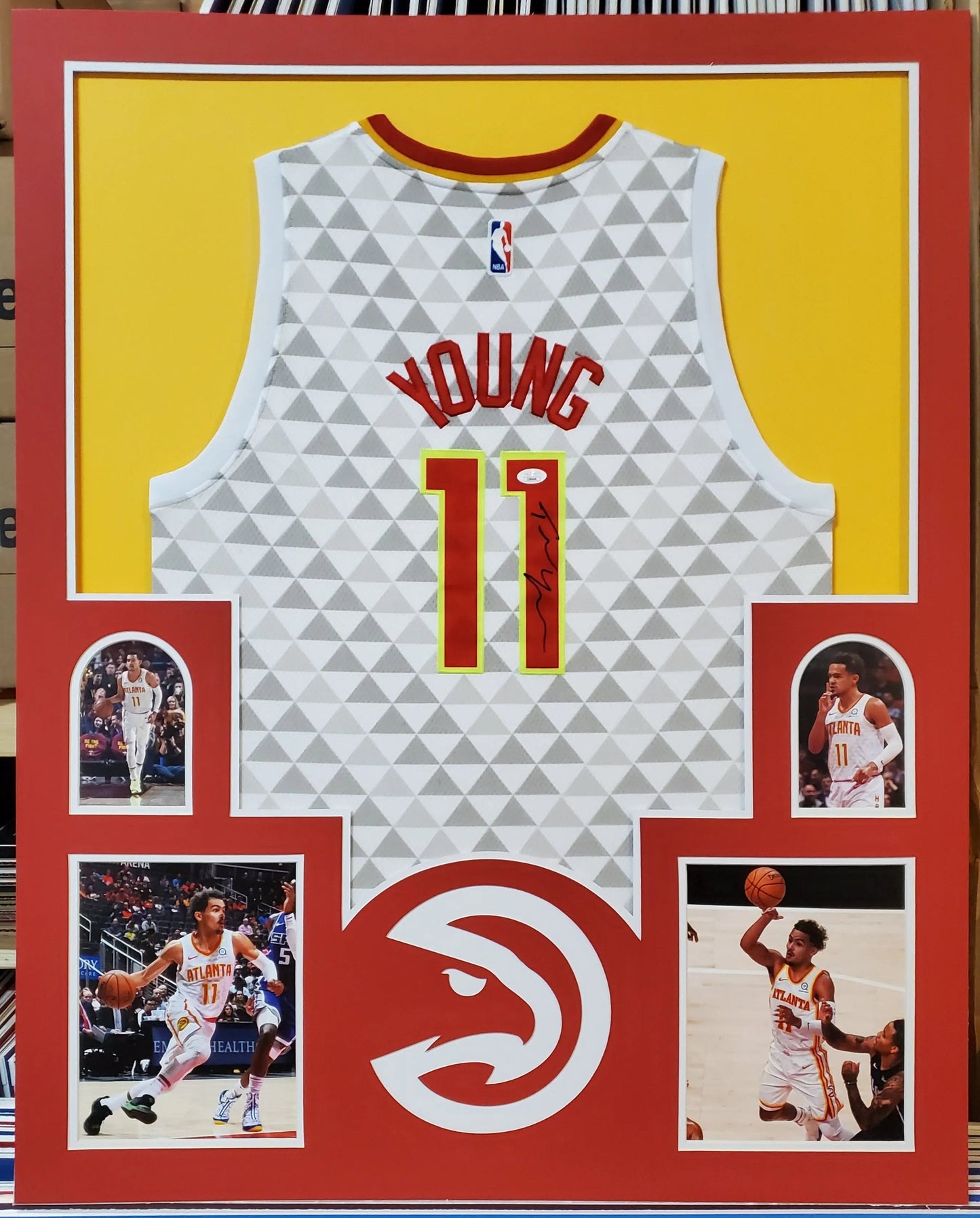 Custom Framing - 2 photo vertical for Basketball jersey – MVP