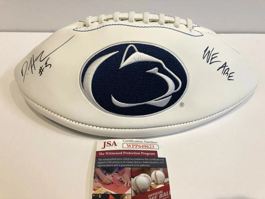 MVP Authentics Daesean Hamilton Autographed Signed Inscribed Penn State Logo Football Jsa  Coa 98.10 sports jersey framing , jersey framing