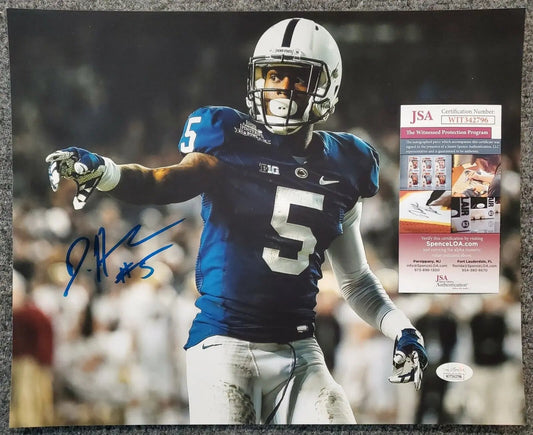 MVP Authentics Daesean Hamilton Autographed Signed Penn State 11X14 Photo Jsa Coa 71.10 sports jersey framing , jersey framing