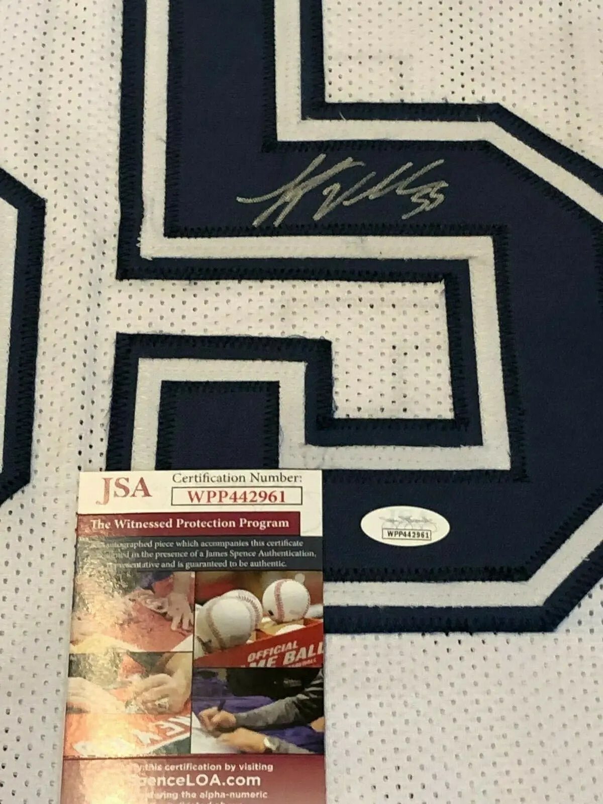 Leighton Vander Esch Signed/Autographed Cowboys Color Rush Jersey W/JSA &  Insc