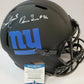 MVP Authentics Daniel Jones Darius Slayton Autographed Ny Giants Eclipse Replica Helmet 2X Coa 449.10 sports jersey framing , jersey framing