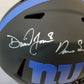 MVP Authentics Daniel Jones Darius Slayton Autographed Ny Giants Eclipse Replica Helmet 2X Coa 449.10 sports jersey framing , jersey framing