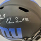 MVP Authentics Daniel Jones Darius Slayton Autographed Ny Giants Eclipse Replica Helmet 2X Coa 449.10 sports jersey framing , jersey framing