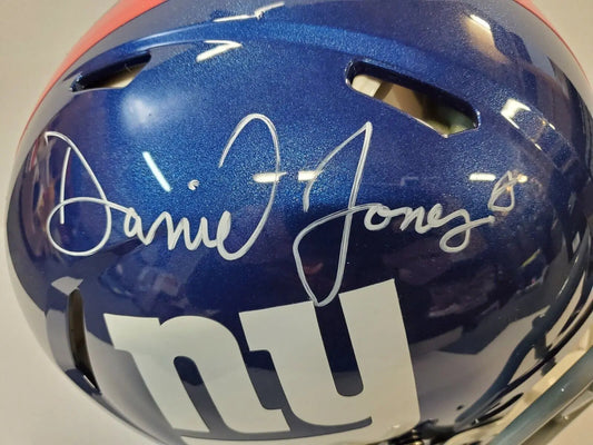 Daniel Jones Darius Slayton Autographed Ny Giants Eclipse Replica Helm –  MVP Authentics