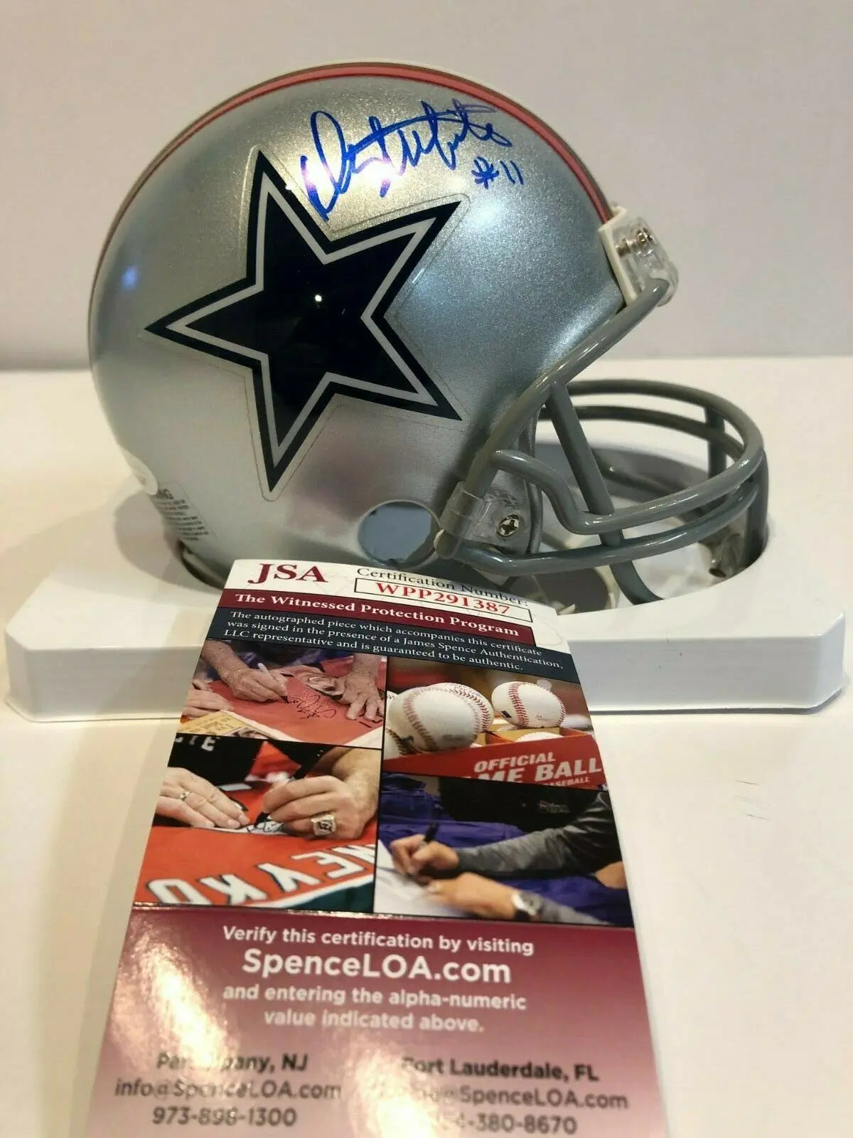 Randy White Signed Dallas Cowboys Speed Flash NFL Mini Helmet