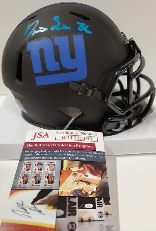 MVP Authentics Darius Slayton Autographed Signed New York Giants Eclipse Mini Helmet Jsa Coa 107.10 sports jersey framing , jersey framing