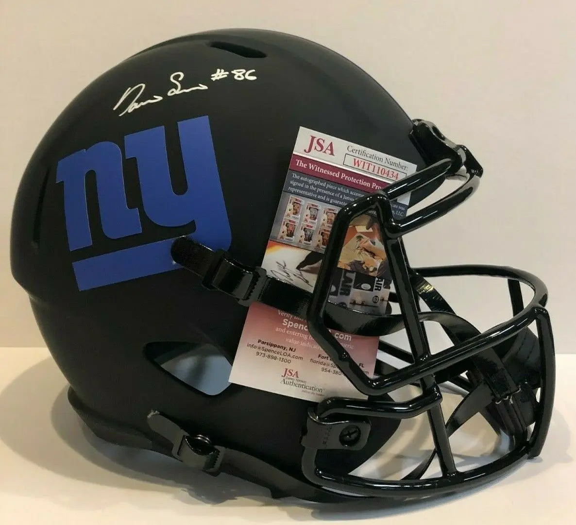 Darius Slayton Signed N.Y. Giants Full Size Speed Eclipse Replica Helm –  MVP Authentics