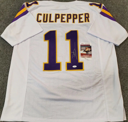 MVP Authentics Daunte Culpepper Autographed Signed Minnesota Vikings Jersey Jsa Coa 134.10 sports jersey framing , jersey framing