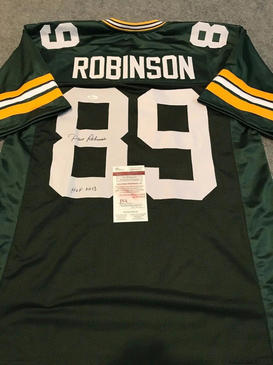 MVP Authentics Dave Robinson Autographed Signed Inscribed G.B. Packers Jersey Jsa  Coa 107.10 sports jersey framing , jersey framing