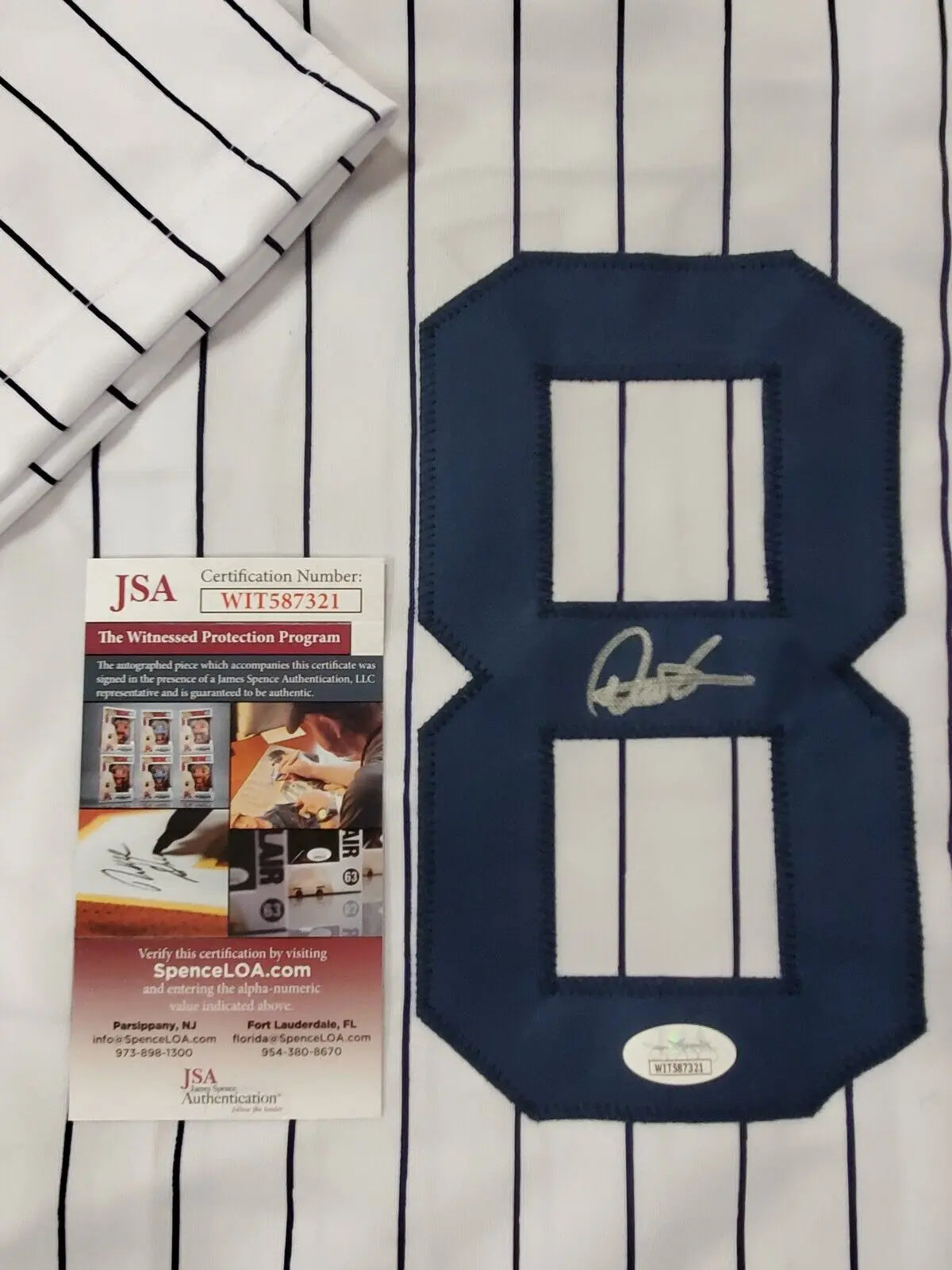 Deivi Garcia Autographed Signed N.Y. Yankees Style Custom Jersey Jsa C –  MVP Authentics