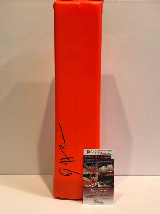 MVP Authentics Denver Broncos Daesean Hamilton Autographed Signed End Zone Pylon Jsa Coa 98.10 sports jersey framing , jersey framing