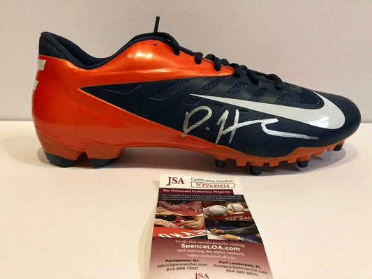 MVP Authentics Denver Broncos Daesean Hamilton Autographed Signed Nike Cleat Jsa Coa 107.10 sports jersey framing , jersey framing