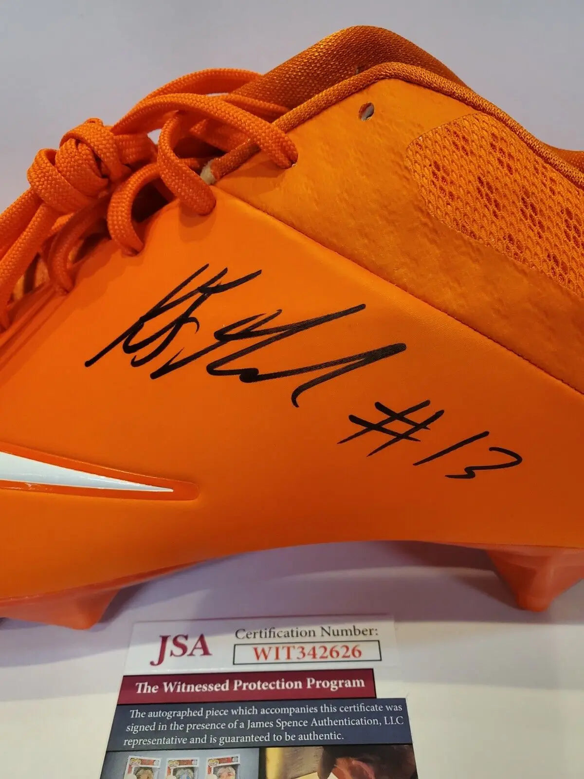 Denver Broncos Kj Hamler Autographed Signed Nike Cleat Jsa Coa – MVP  Authentics