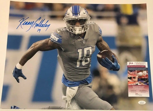 MVP Authentics Detroit Lions Kenny Golladay Autographed Signed 16X20 Photo Jsa  Coa 90 sports jersey framing , jersey framing