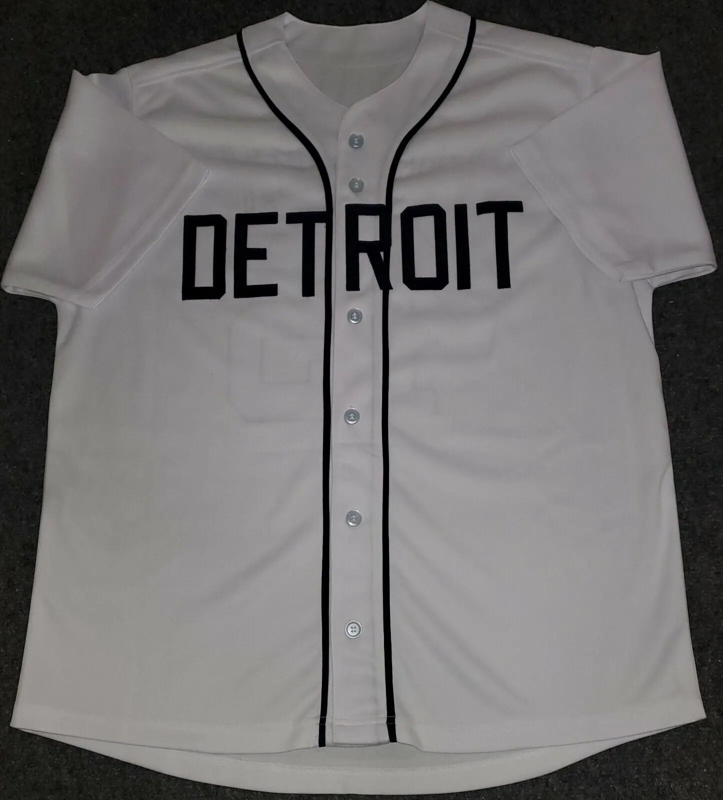Framed Detroit Tigers Cecil Fielder Autographed Signed Jersey Beckett Holo