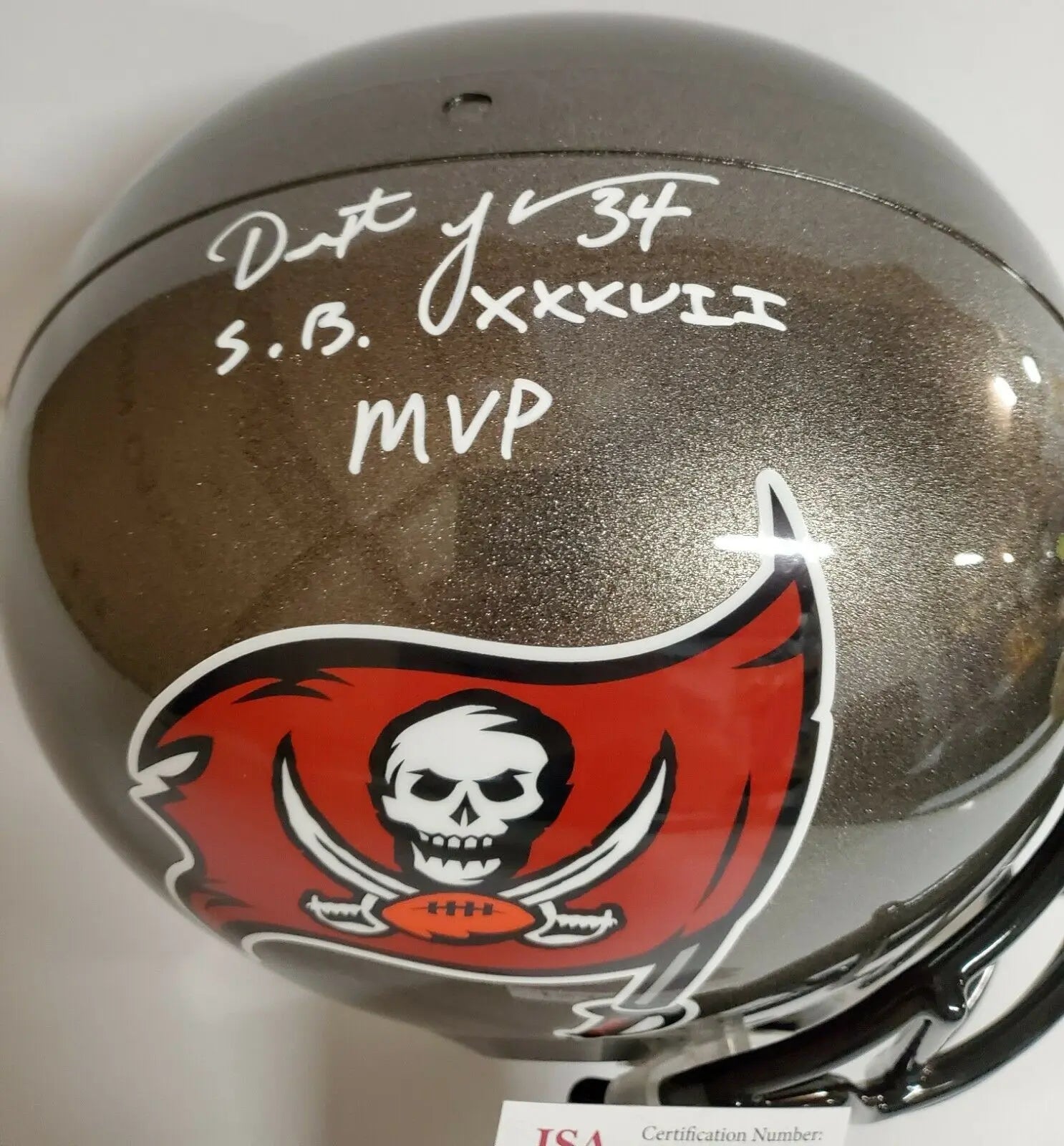 Tb Buccaneers Dexter Jackson Signed Inscribed Full Size Replica Helmet –  MVP Authentics