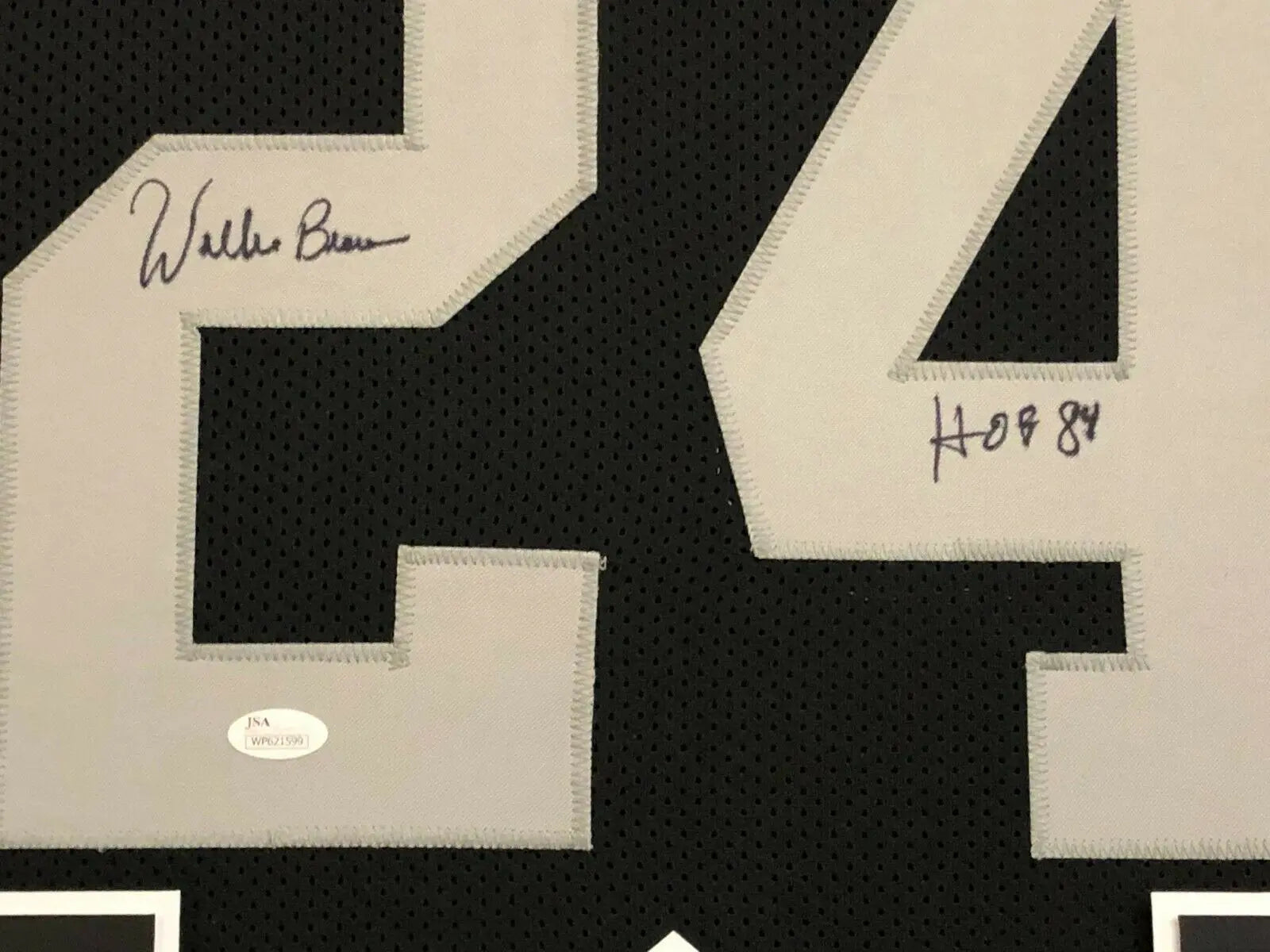 Shirts, Willie Brown Autographedsigned Jersey Beckett Coa Los Angeles  Raiders Las Vegas