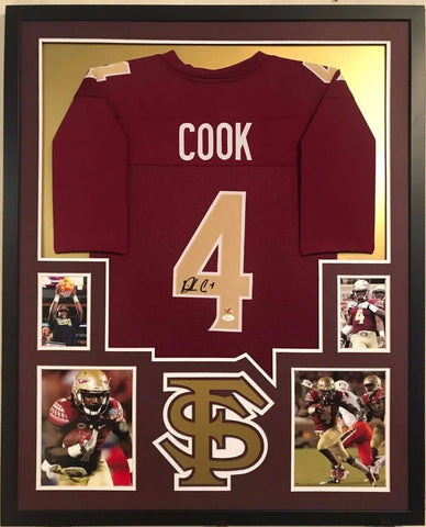 Dalvin Cook Autographed Signed Florida State Seminoles Framed Premium  Deluxe Jersey - JSA Authentic